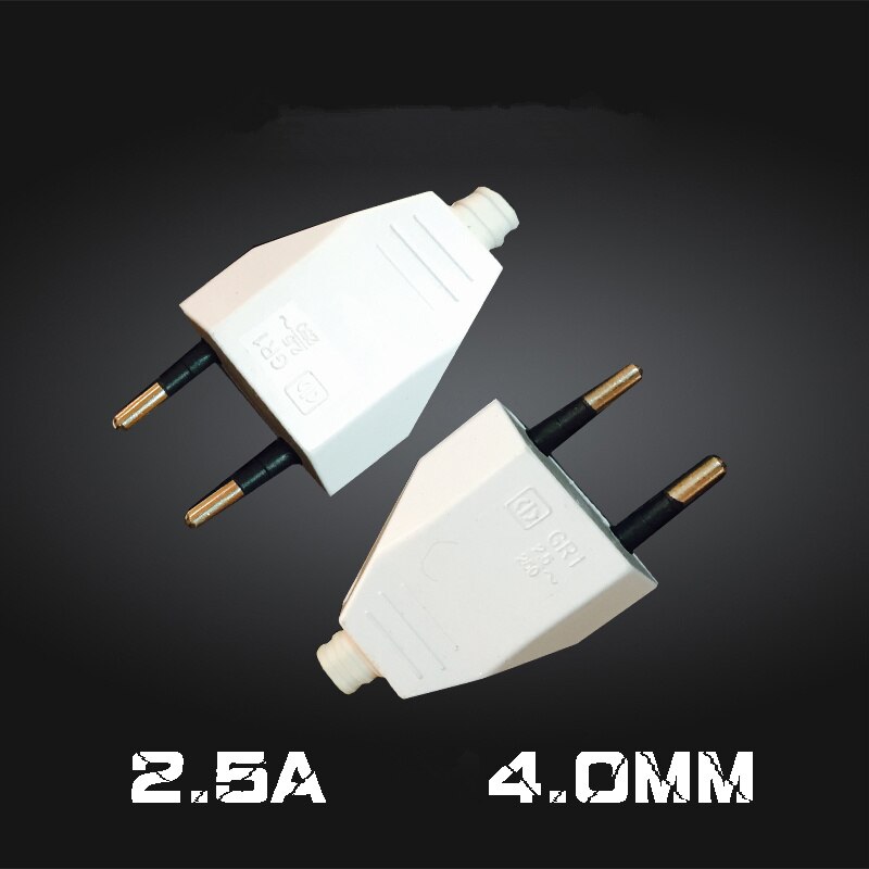 3 x eu ÷ 4mm  diy rewireable ÷ ִ ac250v 2.5a 